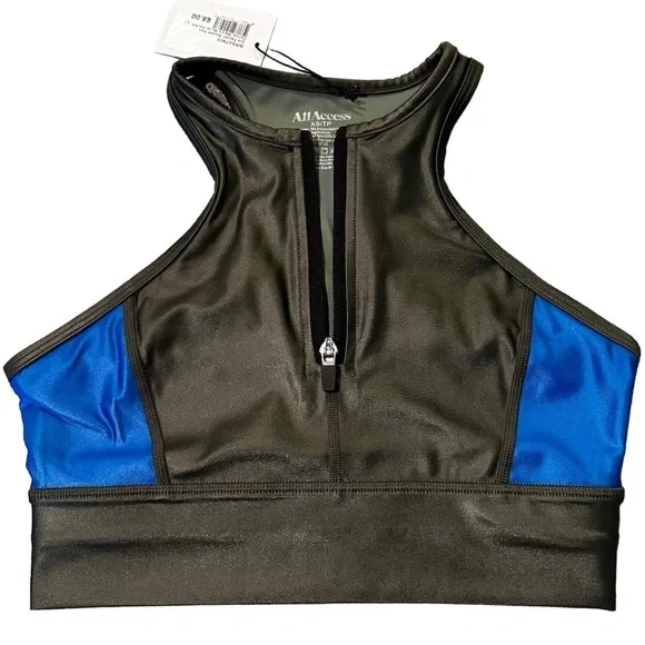 New with tags All Access Zip Front Racer Bra Size: XS - Picture 6 of 12